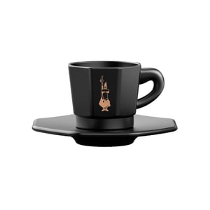 Bialetti RTATZ403 Kaffeetasse „Schwarz“ 4 Stück
