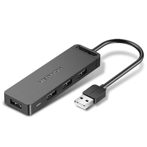 Vention CHIBB USB 2.0 Hubs and Concentrators, 500 Mbit/s, Black