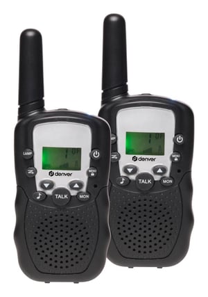 Denver WTA-449 8-channel 446 MHz Walkie-Talkie, Black