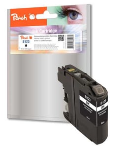 Peach PI500-81 Tintenpatrone, 1 Stück. Standard-Ergiebigkeit, Schwarz