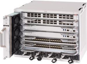 Cisco C9606R = 8U-Gehäuse für Netzwerkgeräte, grau