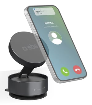 SBS TESUPSUCTIONMAG uchwyt Uchwyt aktywny Telefon komórkowy/Smartfon Czarny