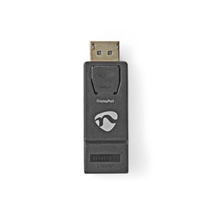 Nedis CCGB37915BK HDMI Type A (Standard) to DisplayPort Adapter, Black