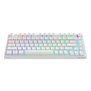 Savio Phenix WHITE GAT RED Bluetooth-Gaming-Tastatur, QWERTY-Layout, internationale EER-Tastaturbelegung, weiß