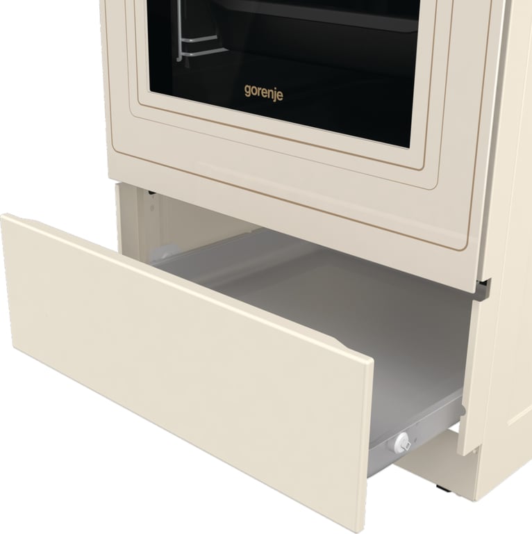 Gorenje GECS5B70CLI Kuchenka wolnostojąca Prąd elektryczny Ceramiczna Beżowy