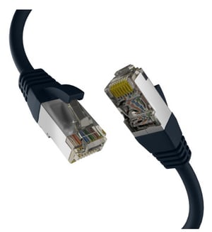 M-Cab EC020200300 Network Cable, Black, 0.5 m, Cat8.1 S/FTP (S-STP)
