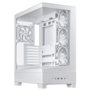 ASUS A31 Plus TG ARGB WHITE Midi-Tower Weiß