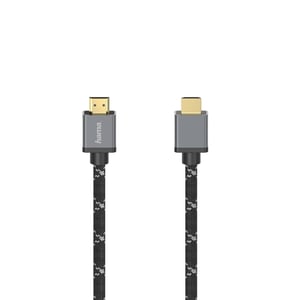 Hama 00205240 HDMI-kabel 3 m, HDMI typ A (standard), svart, grå