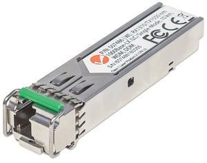 Intellinet 507486 Netzwerk-Relaismodul, Glasfaser, 1000 Mbit/s, SFP