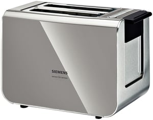 Siemens TT86105 Toaster für 2 Scheiben, 860 W, Schwarz, Grau