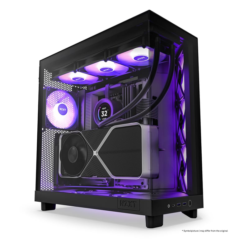 NZXT H6 Flow RGB Midi Tower Czarny