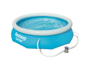 Bestway Fast Set 57270 Outdoor Above-Ground Pool Inflatable Pool Circular Shape 3638 l Blue