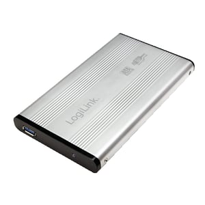 LogiLink UA0106A 2.5" Silver USB-Powered Hard Drive Enclosure