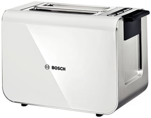 Bosch TAT8611 2-slice toaster, 860 W, Anthracite, White