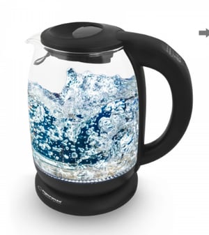 Esperanza EKK027 czajnik elektryczny 1,7 l 2200 W Black, Transparent