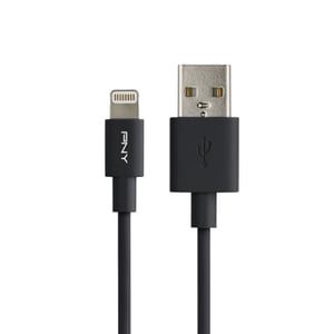 PNY C-UA-LN-K01-04 Lightning-Kabel 1,2 m Schwarz