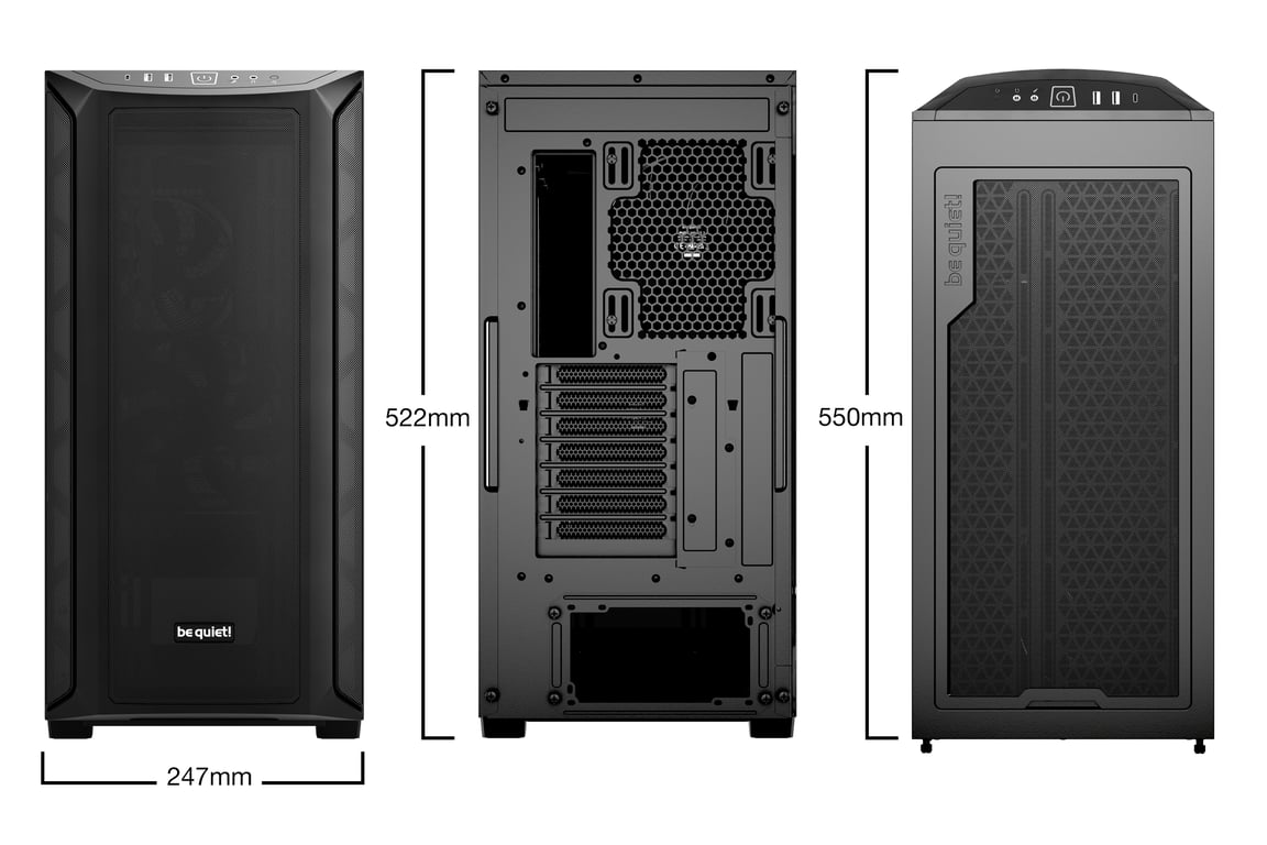 be quiet! Shadow Base 800 Black Midi Tower Czarny