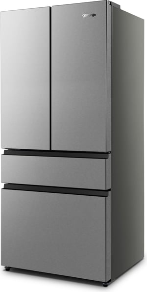 Gorenje NRM8181UX chłodziarko-zamrażarka otwierana obustronnie Wolnostojący 480 l Szary