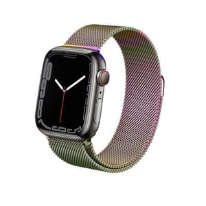 Crong Milano Steel - Pasek ze stali nierdzewnej do Apple Watch 38/40/41/42 mm (opalizujący)