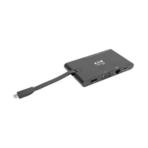 Tripp Lite U442-DOCK3-B Wired USB 3.2 Gen 2 (3.1 Gen 2) Type-C Docking Station, Black