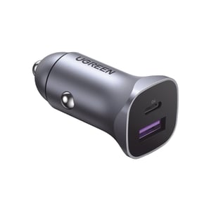 Ugreen 40858 Portable Device Charger, Universal Aluminum Cigarette Lighter, Fast Charging, Automatic