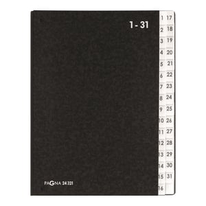 Pagna 24321-04 bokavdelare Svart A4