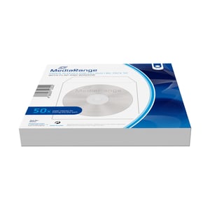 MediaRange BOX65 CD-fodral Fickfodral för 1 skiva Vitt