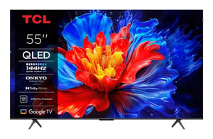 TCL P8K 55P8K Telewizor 139,7 cm (55") 4K Ultra HD Smart TV Wi-Fi Metaliczny 350 cd/m²