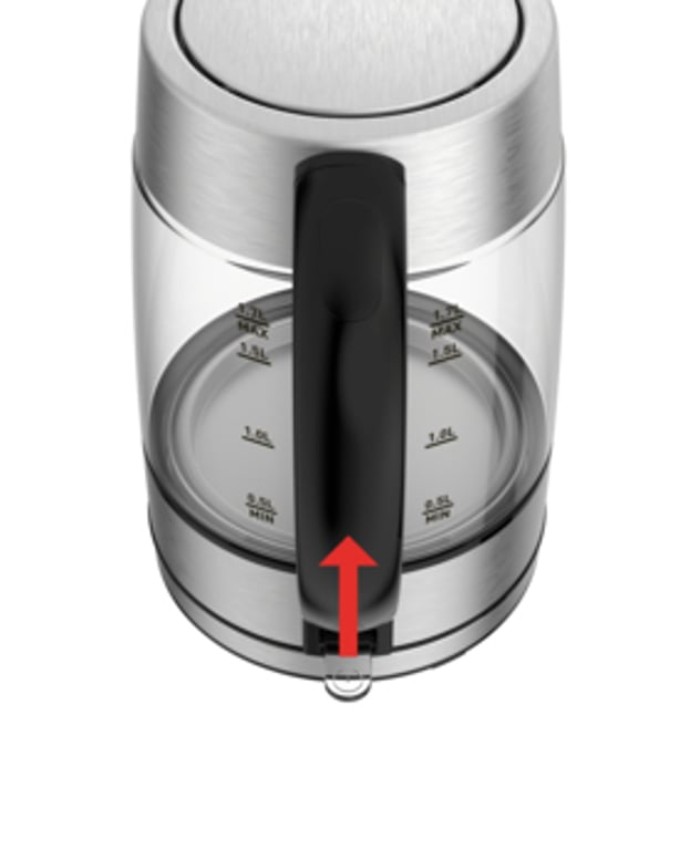 Tefal KI772D czajnik elektryczny 1,7 l 2400 W Stal nierdzewna, Przezroczysty