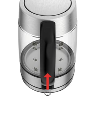 Tefal KI772D czajnik elektryczny 1,7 l 2400 W Stal nierdzewna, Przezroczysty