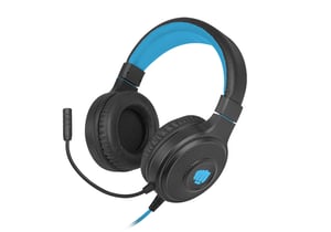 FURY NFU-1585 słuchawki/zestaw słuchawkowy Przewodowa Opaska na głowę Gaming Czarny, Niebieski