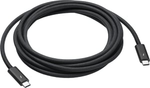 Apple MWP02ZM/A Thunderbolt Cable, 3 m, 40 Gbit/s, Black