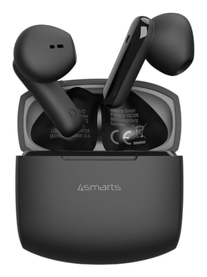 4smarts SkyBuds Air Zestaw słuchawkowy True Wireless Stereo (TWS) Douszny Połączenia/Muzyka/Sport/Codzienność Bluetooth Czarny
