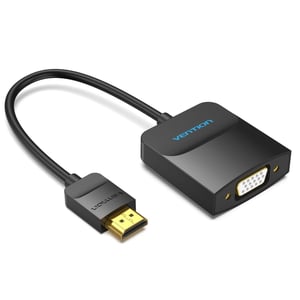 Vention 42154 kabeladapter 0,15 m HDMI typ A (standard) VGA (D-Sub) svart
