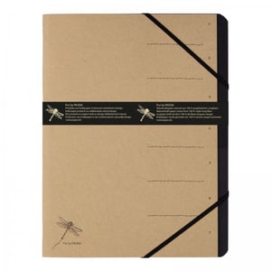 Page 40060-11: Tab for cards; Conventional document folder; Brown cardboard