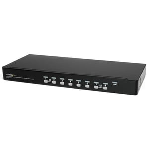 StarTech SV831DUSBUK KVM Switch, Rack-Mountable, Black