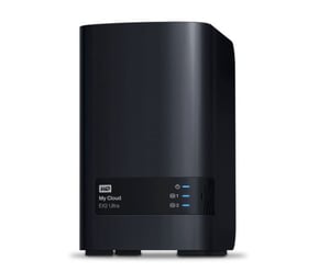 Western Digital My Cloud EX2 Ultra NAS Desktop Marvell Armada 385 Armada 385 1 GB DDR3 36 TB HDD Schwarz