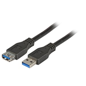 EFB Elektronik K5237.1,8 kabel USB USB 3.2 Gen 1 (3.1 Gen 1) 1,8 m USB A 5 Gbit/s Czarny