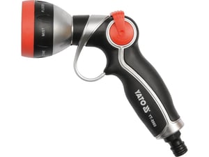 Yato YT-8960 Water Sprinkler Multifunctional Water Sprinkler Acrylonitrile Butadiene Styrene (ABS) Copolymer, Aluminum Black, Orange, Silver
