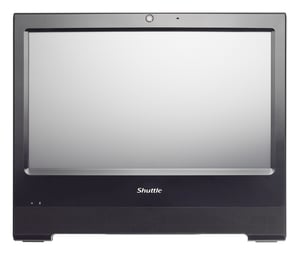 Shuttle XPC allt-i-ett X50V7U3L Intel® Core™ i3 i3-8145U 39,6 cm (15,6") 1366 x 768 px Pekskärm Allt-i-ett-PC barebone Svart