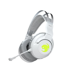 ROCCAT Elo 7.1 Air Kabelloses Gaming-Headset mit Kopfbügel, USB-Typ-C, Weiß