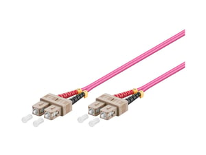 Alcasa 10m SC/SC InfiniBand / Fiber Optic Cable, Purple