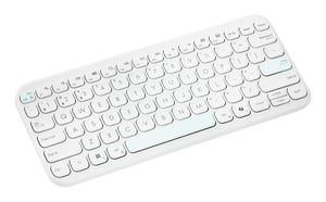 ASUS Marshmallow Keyboard KW100 klawiatura Dom Bluetooth QWERTY Amerykański międzynarodowy Beżowy
