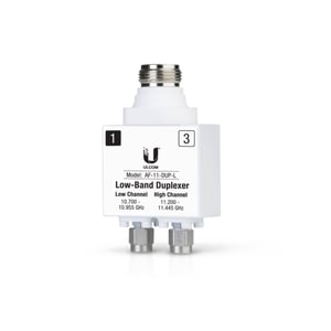 Ubiquiti AF-11-DUP-L Glasfaseradapter, 1 Stück. Silber, Weiß
