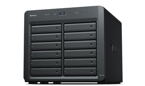 Synology DX1215II Hard Drive Enclosure HDD/SSD Enclosure Black 2.5/3.5"