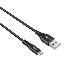 Trust 23567 USB-kabel USB 2.0 1 m USB A – Micro-USB A 0,48 Gbit/s 15 W Svart