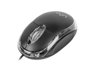uGo UMY-1007 myszka Biuro Oburęczny USB Typu-A Optyczny 1000 DPI
