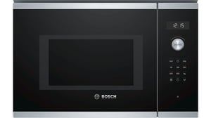 Bosch Serie 6 BEL554MS0 Mikrowelle Edelstahl Kombi-Mikrowelle Einbaugerät 25 l 900 W