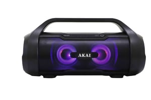 Akai ABTS-50 tragbarer Lautsprecher / Party-Lautsprecher Tragbarer Stereo-Lautsprecher Schwarz 15 W