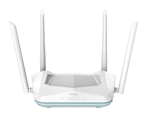 D-Link R15 trådlös Gigabit Ethernet-router med dubbla frekvensband (2,4 GHz/5 GHz) Vit